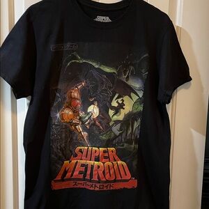 Nintendo Super Metroid Black Tee